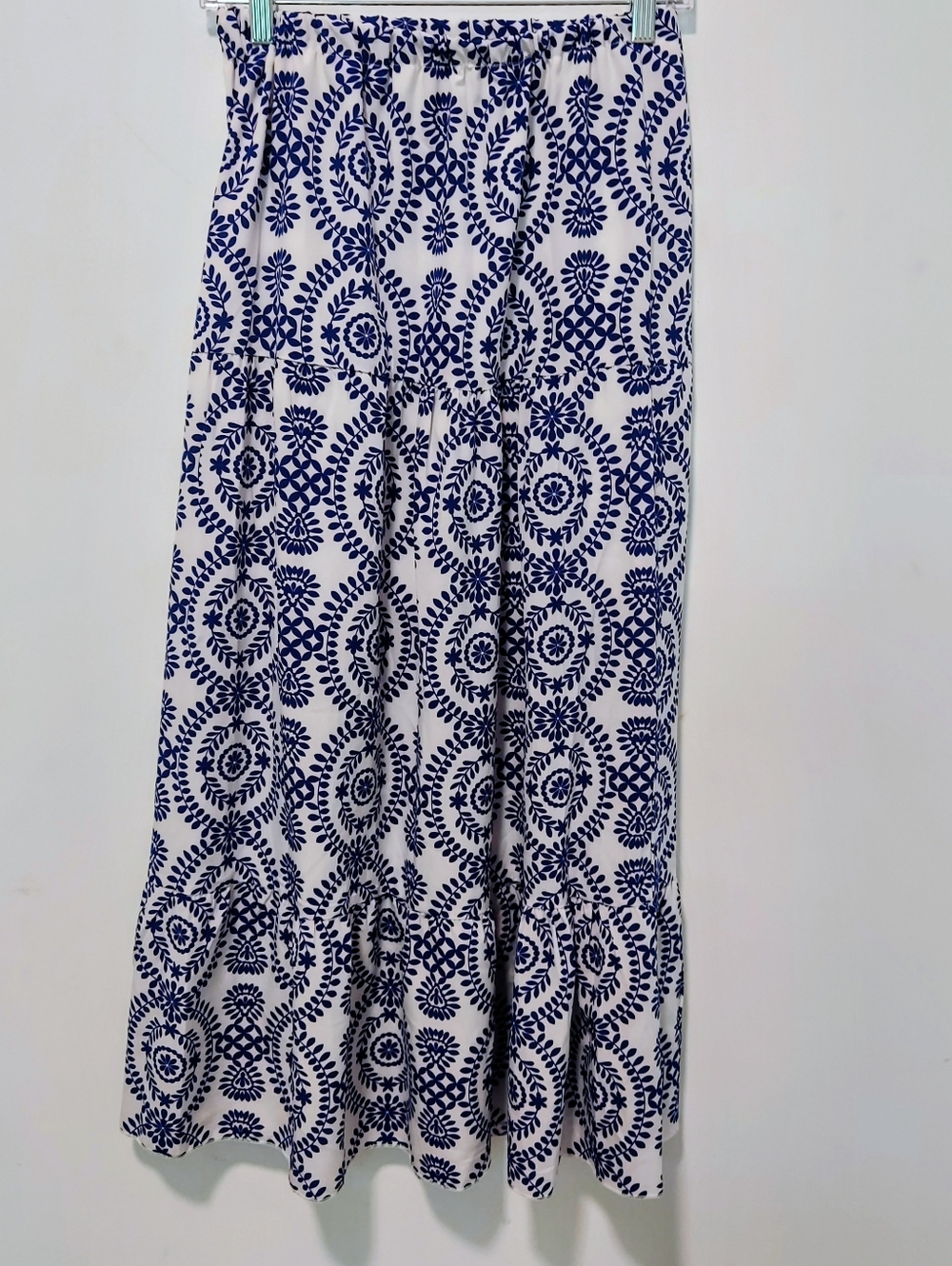 Women's Waist Fitted Elastic Maxi Skirt Size S - Picture 3 of 6
